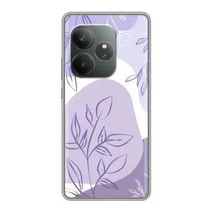 Чехол с принтом «Фиолетовые листья абстракция» для RealMe Neo7