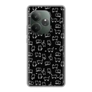 Чехол с принтом «Меленькие котики» для RealMe Neo7