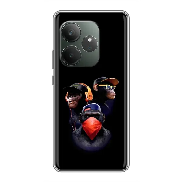 Чохол з принтом «Три мавпи» для RealMe Neo7 Чохол з принтом «Три мавпи» для RealMe Neo7