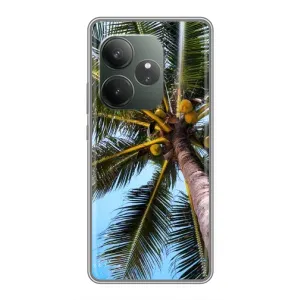 Силиконовый чехол с КАРТИНКАМИ лето для RealMe Neo7 (AlphaPrint) (Пальма)