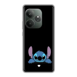 Чехол с принтом «Стич на черном» для RealMe Neo7