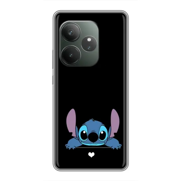 Чехол с принтом «Стич на черном» для RealMe Neo7