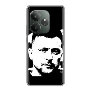 Чехол для RealMe Neo7 (AlphaPrint - с принтом Зеленского)