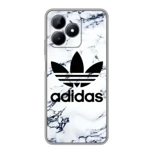 Чехлы Адидас для Realme Note 50 (AlphaPrint) (Адидас на мраморе)