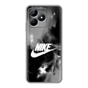 Чехол для Realme Note 50 - с принтом Найк (AlphaPrint) (Лого Найк)
