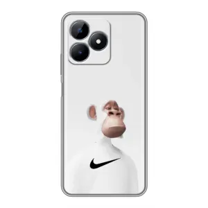 Чехлы с Обезьянами NFT для Realme Note 50 (AlphaPrint) (обезьяна NFT Nike)