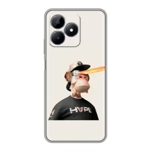 Чехлы с Обезьянами NFT для Realme Note 50 (AlphaPrint) (обезьяна NFT в очках)