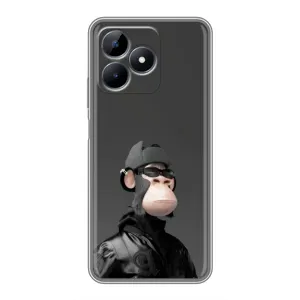 Чехлы с Обезьянами NFT для Realme Note 50 (AlphaPrint) (стильная обезьяна NFT)