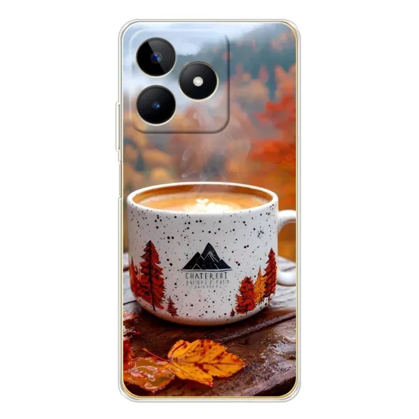 Чехол с принтом «Кофе на природе» для Realme Note 60 Чехол с принтом «Кофе на природе» для Realme Note 60