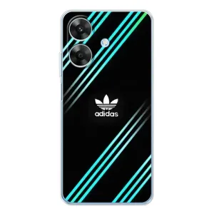Чохли Адидас для Realme Note 60x (AlphaPrint) (Адідас з полосами)