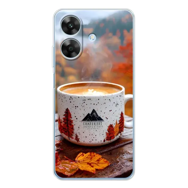 Чехол с принтом «Кофе на природе» для Realme Note 60x