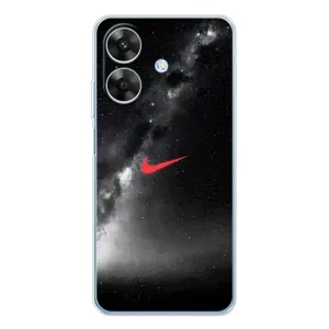 Чохол для Realme Note 60x - з принтом Найк (AlphaPrint) (Найк червоний)