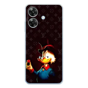 Чехли для Realme Note 60x - Скрудж МакДак Louis Vuitton (PREMIUMPrint) (Скрудж з ботліантом)