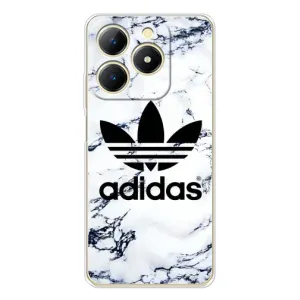 Чохли Адидас для RealMe Note 70 (AlphaPrint) (Адідас на мраморі)