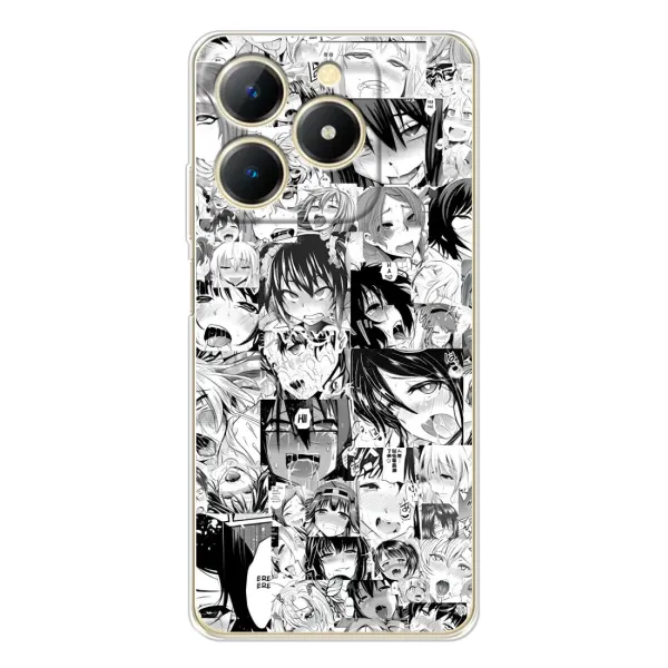 Чехол с принтом «Ahegao manga» для Realme Note 70