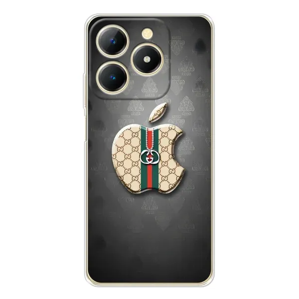 Чехол с принтом «Apple gucci» для Realme Note 70