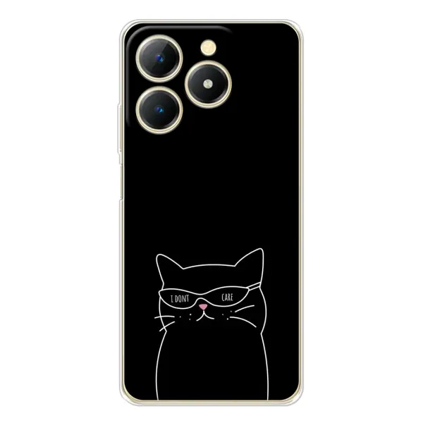 Чехол с принтом «Равнодушный кот» для Realme Note 70 Чехол с принтом «Равнодушный кот» для Realme Note 70