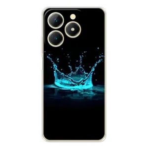 Чехол с принтом «Капля короны» для Realme Note 70