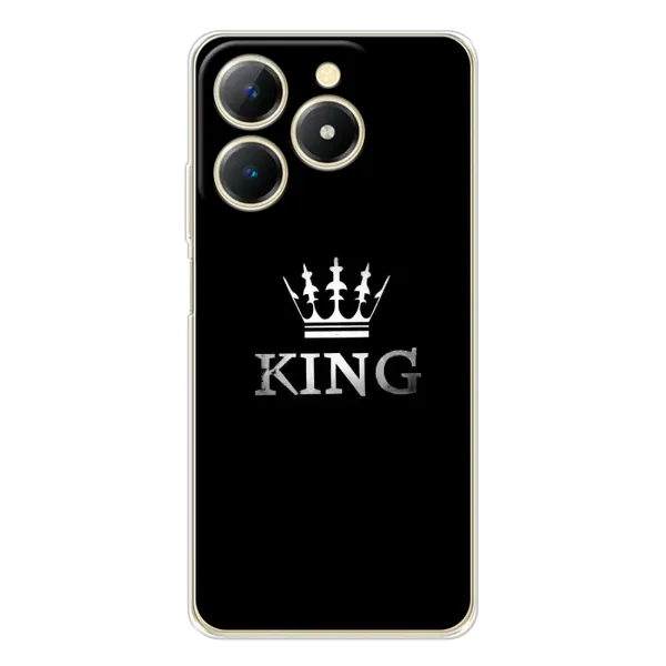 Чехол с принтом «KING» для Realme Note 70 Чехол с принтом «KING» для Realme Note 70