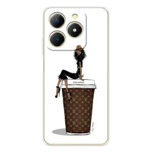 Чохли Луі Вітон для RealMe Note 70 (AlphaPrint - LOUIS VUITTON) (кава LOUIS VUITTON)