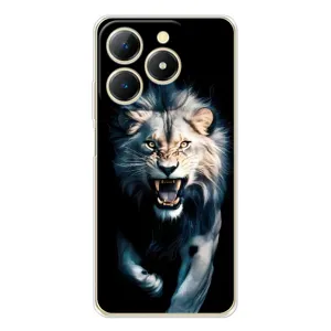 Чохол з принтом «Лев у темряві» для Realme Note 70