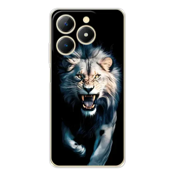 Чохол з принтом «Лев у темряві» для Realme Note 70