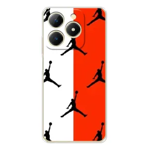 Чохли для RealMe Note 70 - з картинкою JORDAN (AlphaPrint) (Лого Джордан)