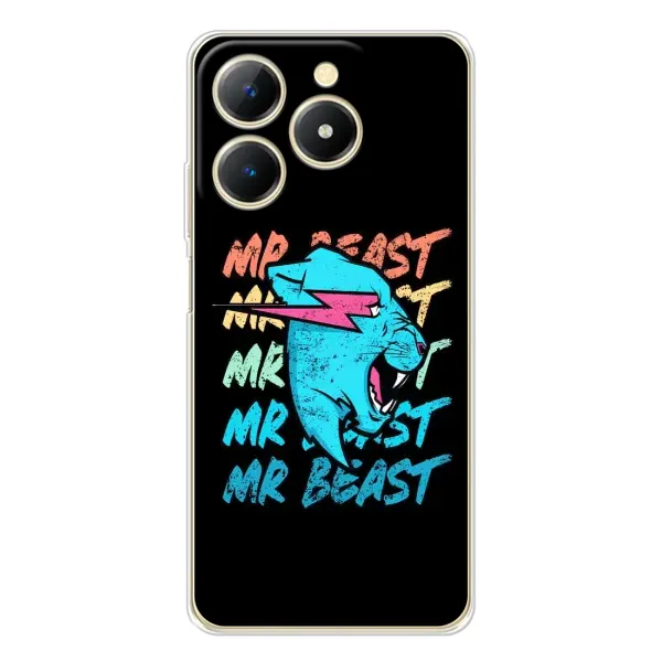 Чохол з принтом «logo Mr beast» для Realme Note 70
