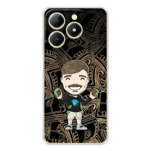 Чохол з принтом «Mister Beast» для Realme Note 70