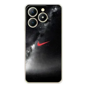 Чохол для RealMe Note 70 - з принтом Найк (AlphaPrint) (Найк червоний)