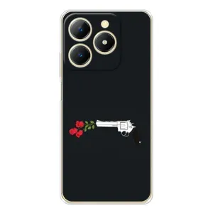 Чехлы (ART) Цветы на RealMe Note 70 (VPrint) (Неочікувані квіти)
