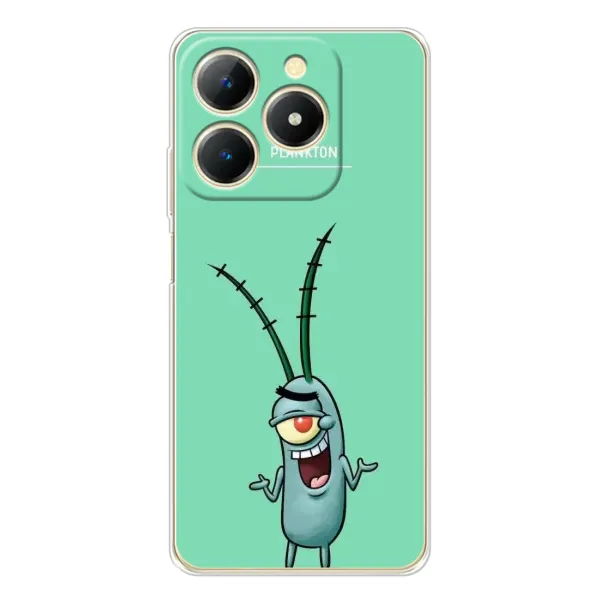 Чехол с принтом «Персонаж Планктон» для Realme Note 70