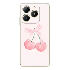 Чехол с принтом «Розовые вишни» для Realme Note 70