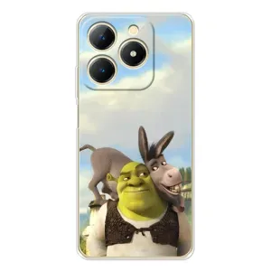 Чохол з мультфільмом Шрек на RealMe Note 70 (Шрек та Осел)