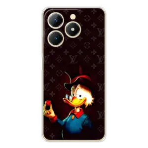 Чехли для RealMe Note 70 - Скрудж МакДак Louis Vuitton (PREMIUMPrint) (Скрудж з ботліантом)