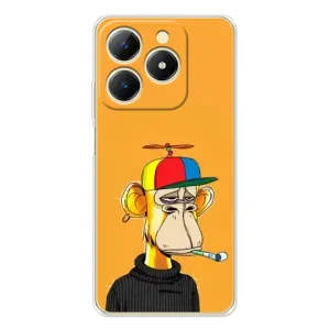 Чохли з Мавпами NFT для RealMe Note 70 (AlphaPrint) (Нудна мавпа NFT)