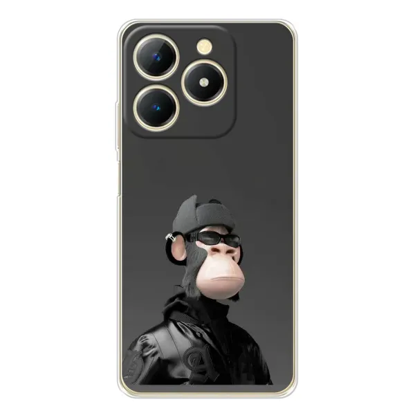Чехол с принтом «стильная обезьяна NFT» для Realme Note 70 Чехол с принтом «стильная обезьяна NFT» для Realme Note 70