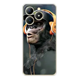 Чехол с принтом «В наушниках» для Realme Note 70