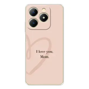 Чехол с принтом «Сердце маме» для Realme Note 70