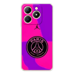 Чохли PSG для RealMe Note 70 (AlphaPrint) (яскравий ПСЖ)