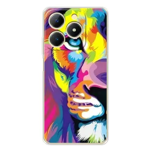 Чехол с принтом «Яркий Лев» для Realme Note 70