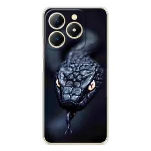 Чохол з принтом «Чорна змія» для Realme Note 70