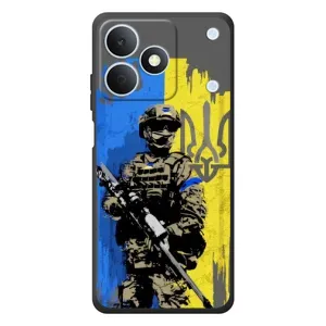 Чехлы с картинкой ЗСУ для RealMe Note 80 (AlphaPrint) (АРТ солдат)