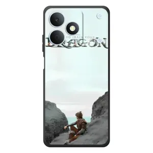 Чохол як приборкати дракона на RealMe Note 80 (Дракон лого)