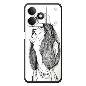 Чохол з принтом «Фото дівчини» для Realme Note 80