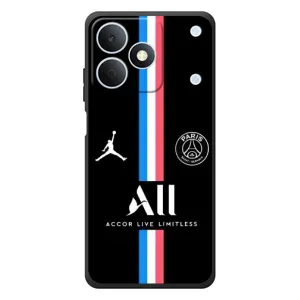 Чохли PSG для RealMe Note 80 (AlphaPrint) (футболка ПСЖ)