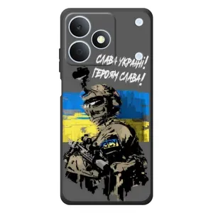 Чехлы с картинкой ЗСУ для RealMe Note 80 (AlphaPrint) (Героям Слава)