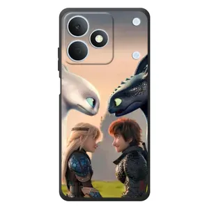 Чохол як приборкати дракона на RealMe Note 80 (Гикавка і Астрід)