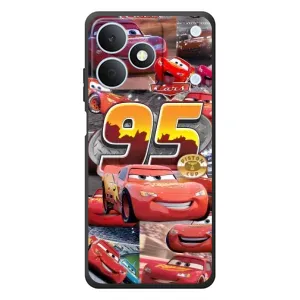 Силіконовий чохол Маквін для RealMe Note 80 (Колаж Блискавка Маквін)