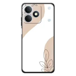 Силиконовый чехол с принтом в цветах на RealMe Note 80